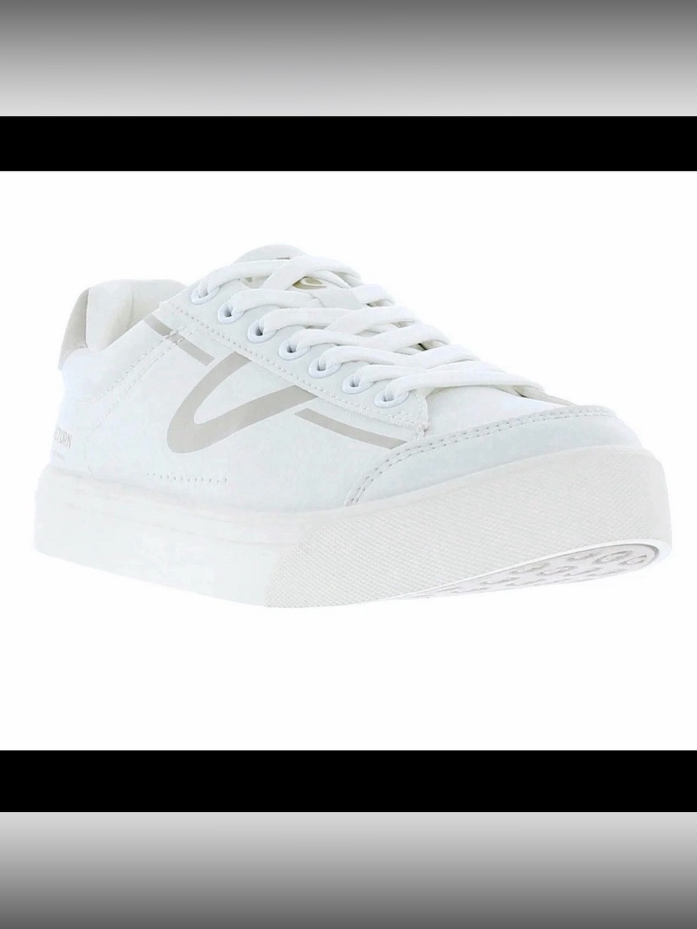 TRETORN Women's Serve Casual and Fashion Sneakers White Grey Size 7.5 M US